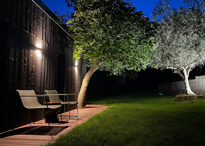 Campsite Private Olive Glamping With Tiny House And Two Tents Secovlje